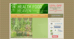 Desktop Screenshot of healthfoodheaven.com